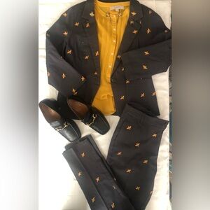 🐝🐝MODCLOTH med bee suit FREE earrings bzz